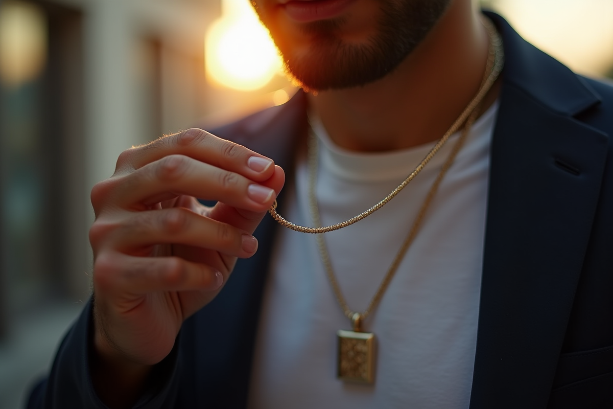 bijoux argent homme