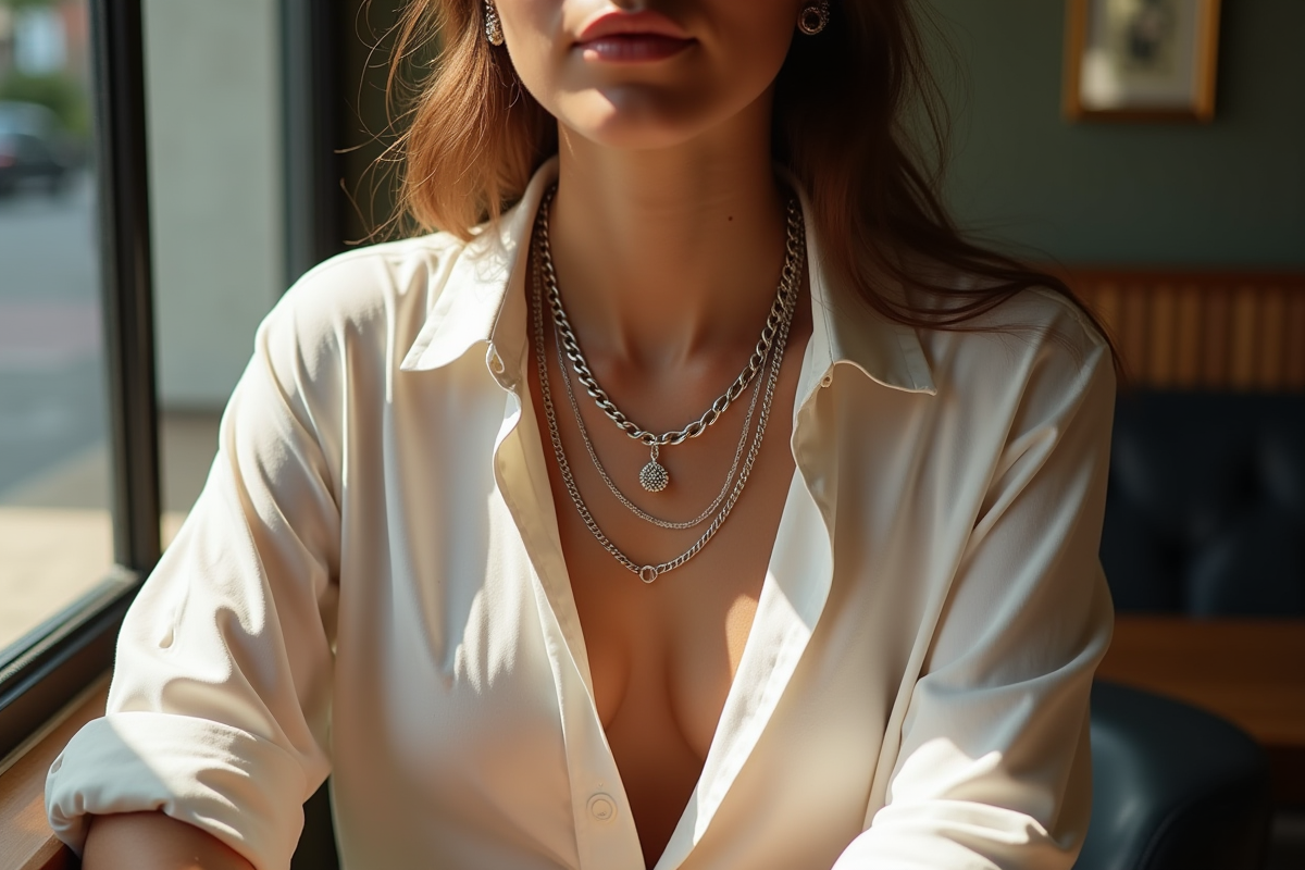 collier décolleté