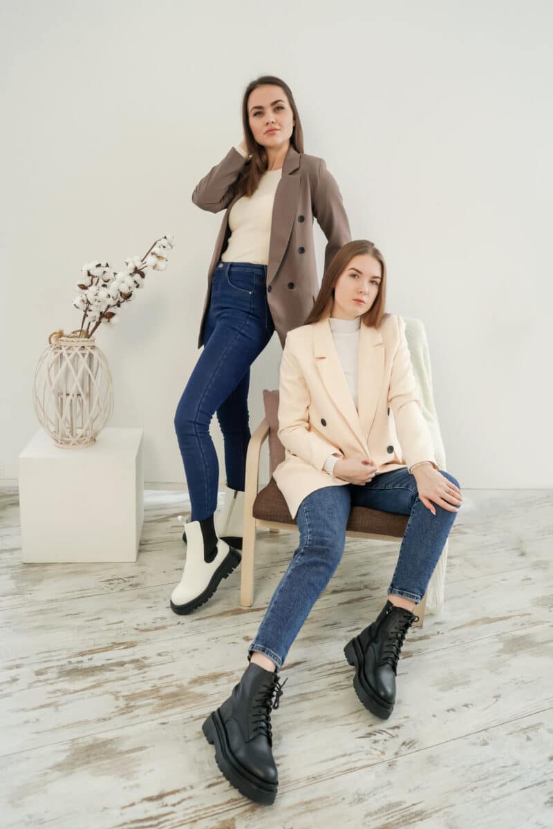 Blazer Long Femme élégant En Tweed - Col à Revers, Boutons, Manches Longues - Veste Habillée Pour Bureau, Soirée, événement