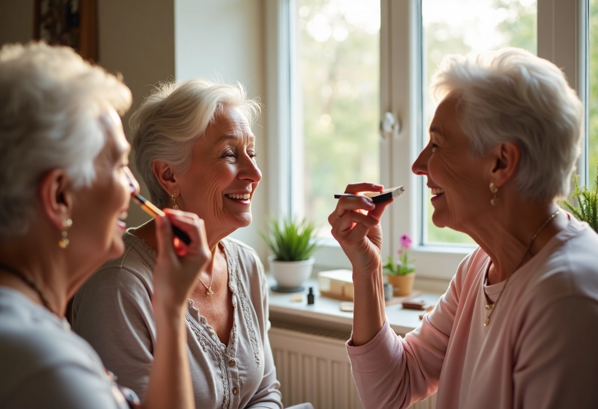 maquillage senior